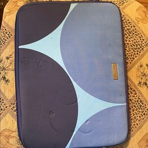 Kate Spade NY  Blue and Navy Laptop Sleeve